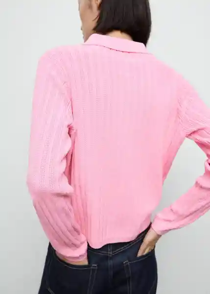 Jersey Dijon Rosa Talla M Mujer Mango