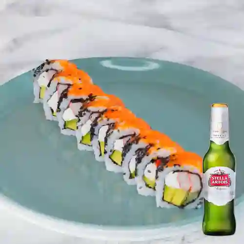 Combo California + Cerveza Stella Artois Bot. 330ml