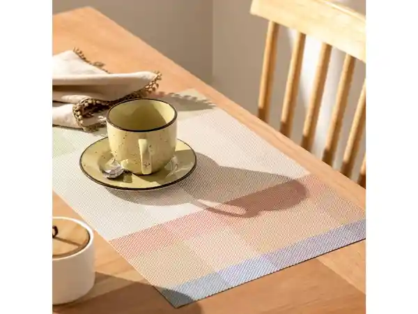 Taza y Plato de te Rústico Amarillo Casaideas