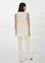 Top Nicole Piedra Talla M Mujer Mango