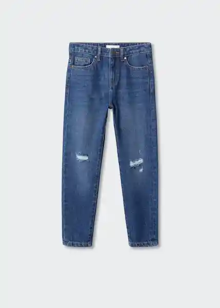 Jean Dad Tejano Oscuro Talla 09 Niños Mango