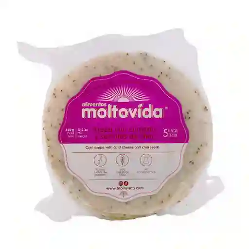 Moltovida Arepa con Cuajada