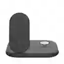 Belkin Base de Carga Qi2 3 en 1 Plegable 15W Negro