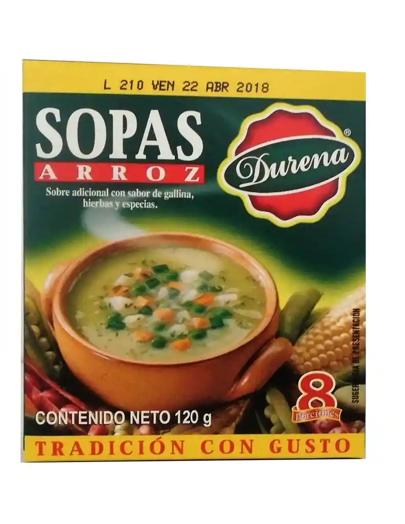 Durena Sopas Arroz