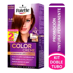 Palette Tinte Permanente para Cabello Tono 5-68 Chocolate
