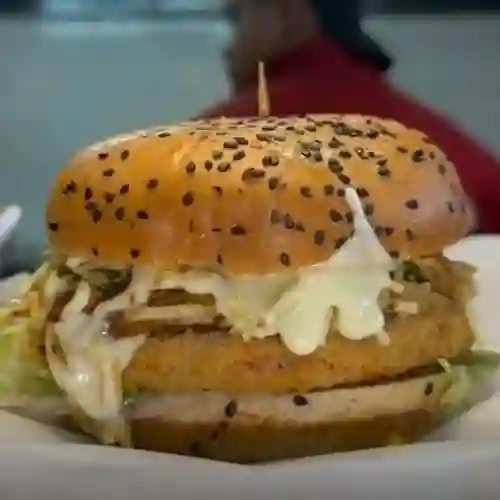 Hamburguesa Pollo Apanado