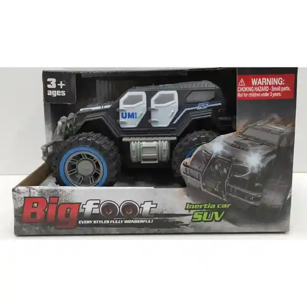 Big Foot Camioneta Llantas Altas Negro