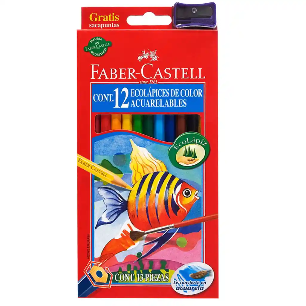 Faber Castell Ecolápices de Color Acuarelables