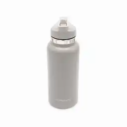 Termo Doble Pared Con Pitillo Gris 1000 mL Ambiente Gourmet