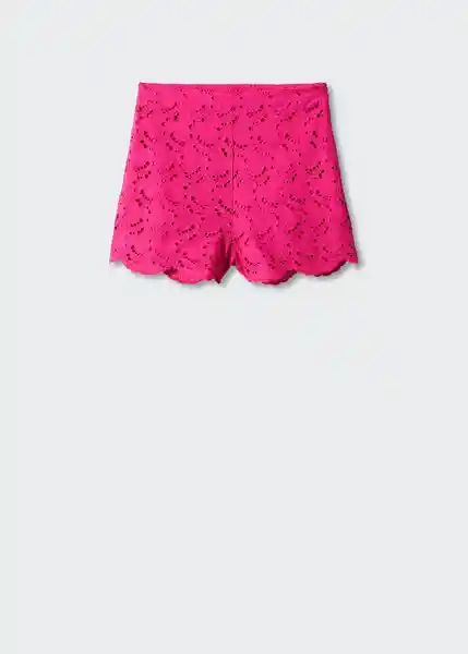 Short Aperol Fucsia Talla 34 Mujer Mango