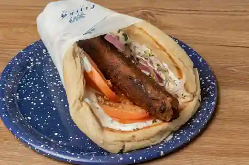 Pita kebab de cordero