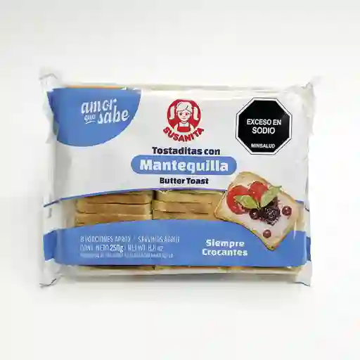 Susanita Tostada Mantequilla 250 g