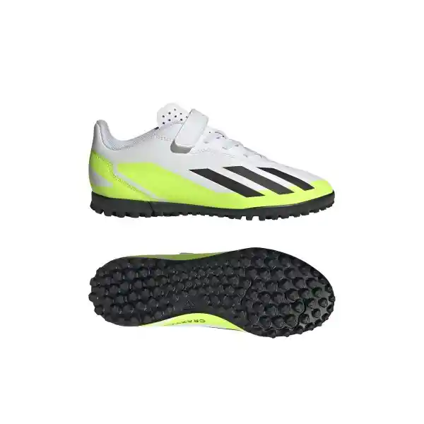 Adidas Botines Fútbol x Crazyfast H&L Para Niño Blanco Talla 4