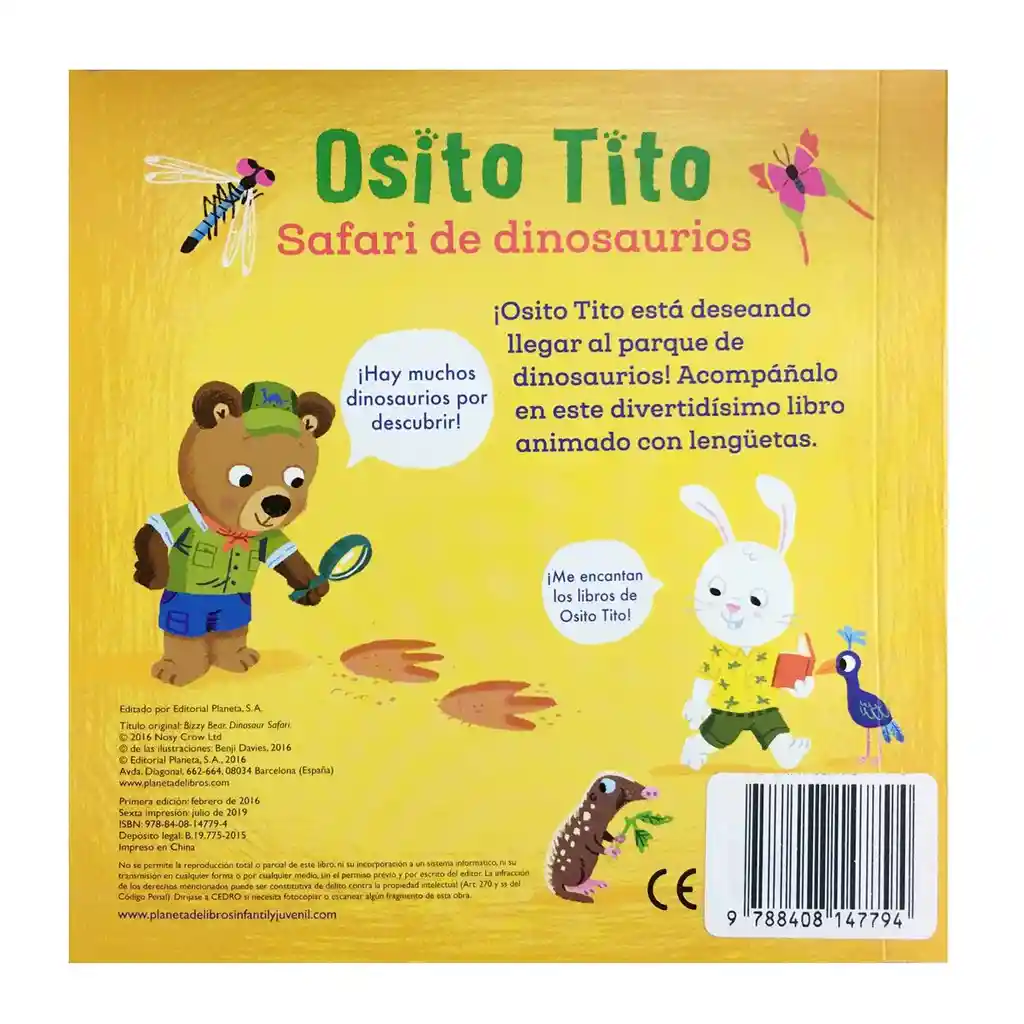 Osito Tito. Safari De Dinosaurios