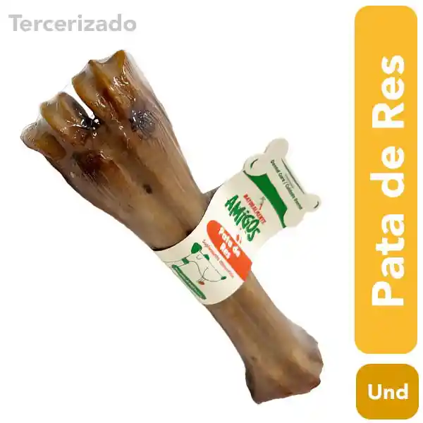 Natural Toys Hueso Amigos Pata de Res Natural Para Perros