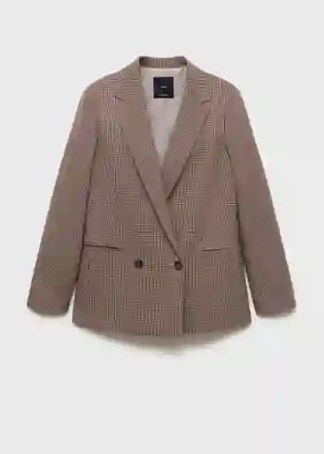 Blazer Americana Charlott Burdeos Talla M Mujer Mango