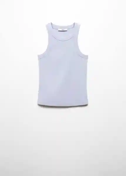 Top Boni Celeste Talla XS Mujer Mango