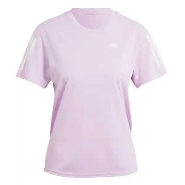 Adidas Camiseta Own The Run Tee Para Mujer Morado Talla XS