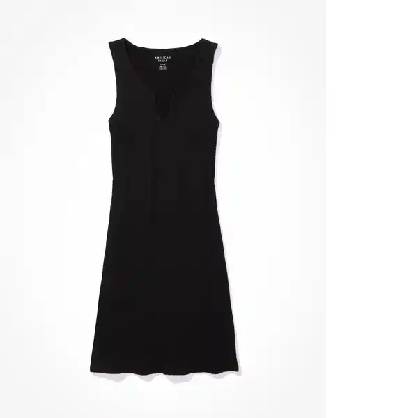 Vestido Sin Mangas Mujer Negro Talla Medium American Eagle