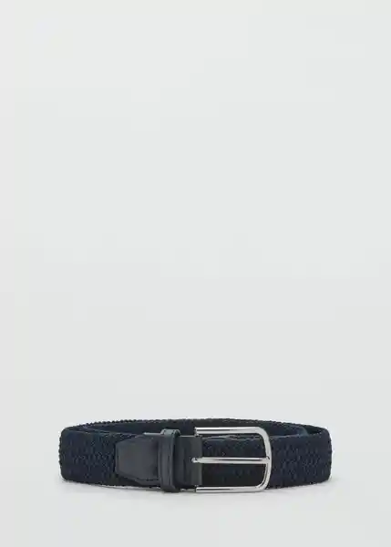 Cinturón Elastic Navy Talla 91 Hombre Mango