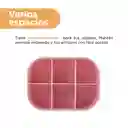 Organizador Plástico Compartimento Alta Macaron Rosa Miniso