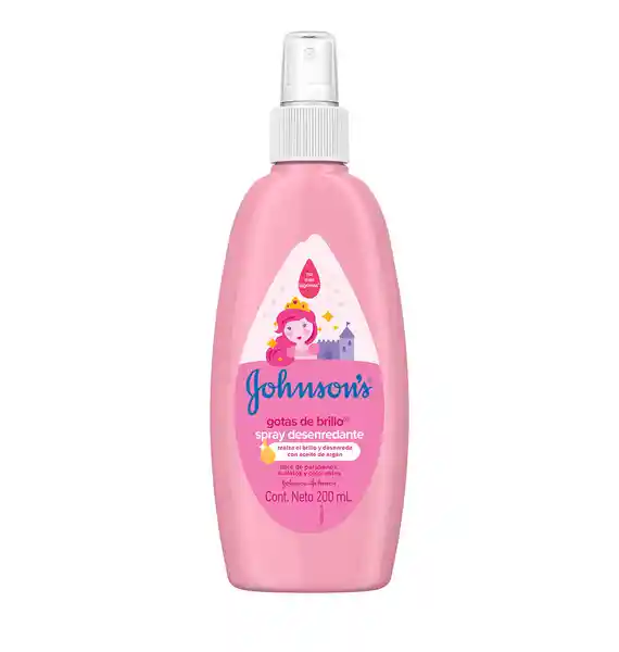 Spray Para Peinar Johnson Baby Gotas De Brillo 200 Ml