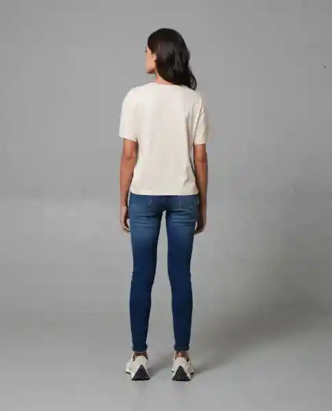 Camiseta Mujer Beige M 202G106_BEI141209 Rifle