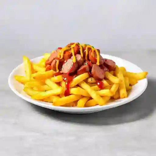 Salchipapas sencillas