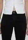 Jean Lora Tejano Negro Talla 34 Mujer Mango