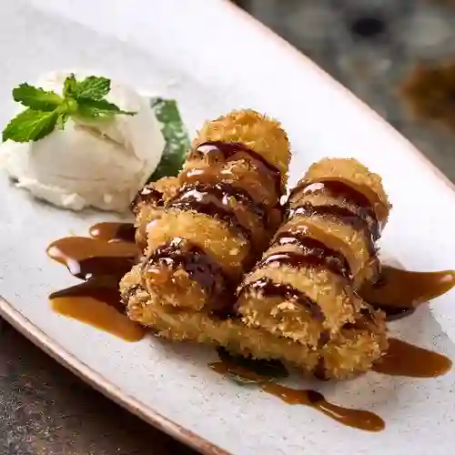 Banana en Panko
