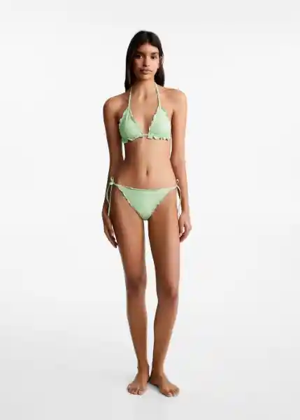 Bikini Glitter Verde Talla 20 Niña Mango