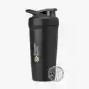 Blender Bottle Botella Shaker de Acero Flip Negro 24 Oz