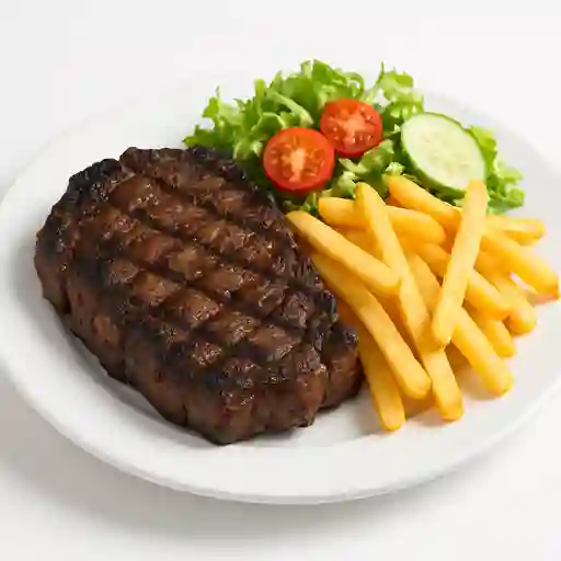 Carne Asada Al Carbón + Papa Francesa