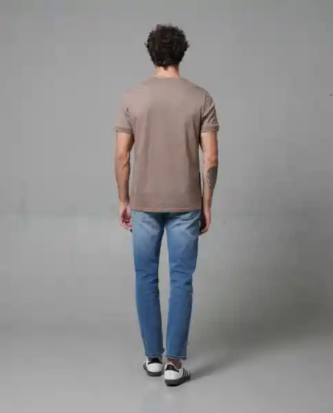 Camiseta Hombre Café L 100G005_CAF181304 Rifle