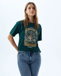 Camiseta Mujer Verde Talla M 609F001 Americanino