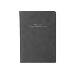 Agenda A5 Tapa Dura 80 Hojas Serie Silver Gray Miniso