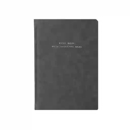 Agenda A5 Tapa Dura 80 Hojas Serie Silver Gray Miniso