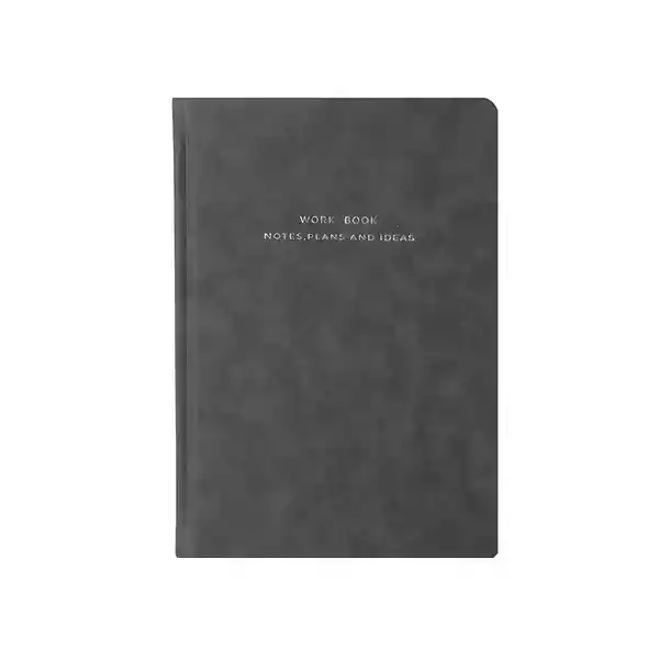 Agenda A5 Tapa Dura 80 Hojas Serie Silver Gray Miniso