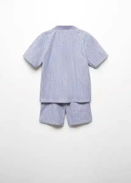 Set Pijama Morning Navy Talla 08 Niños Mango