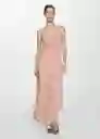 Vestido Lorna Rosa Pastel Talla Xs Mujer Mango