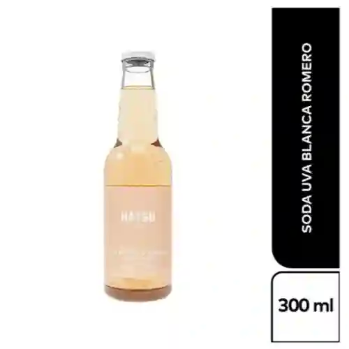 Soda Hatsu Uva Blanca y Romero 300ml