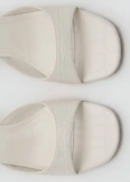 Sandalias Lidia Blanco Talla 38 Mujer Mango