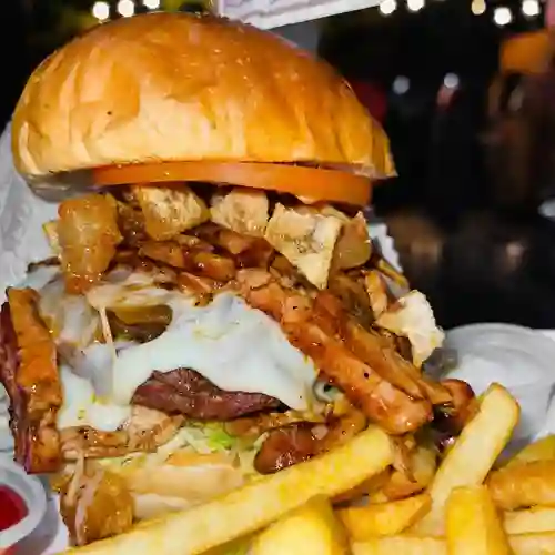 Hamburguesa Maderos.