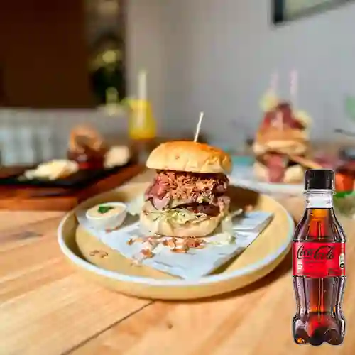 Combo Hamburguesa Guaricha +Cocacola S/az 250ML