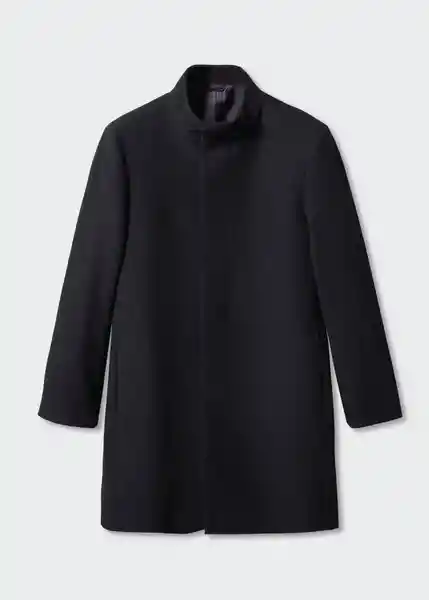 Abrigo Funnel Negro Talla XS Hombre Mango