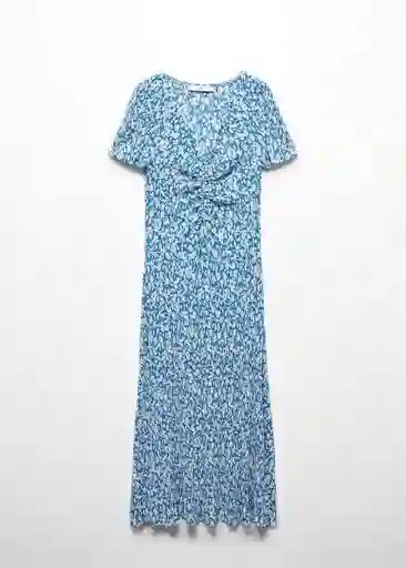 Vestido Poma Azul Talla Xs Mujer Mango