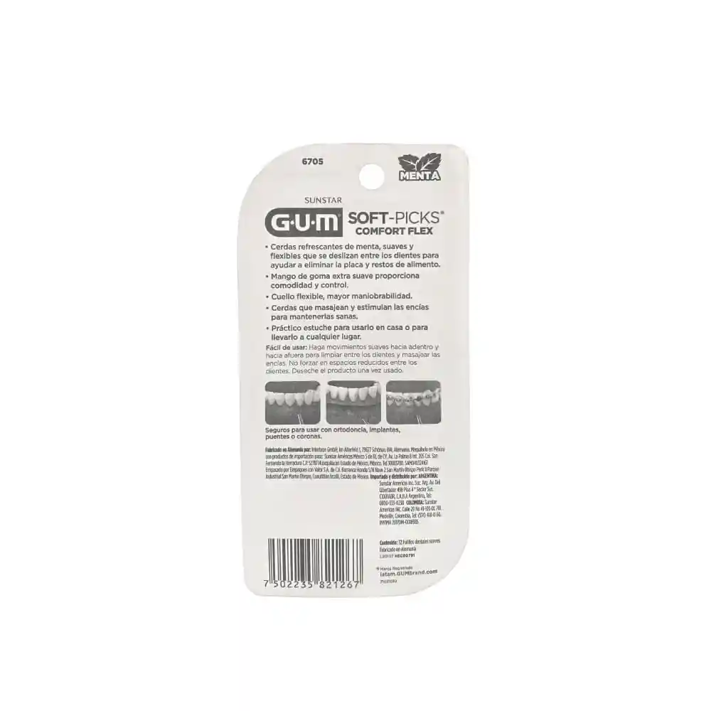 Gum Cepillo Interdental Soft-Picks Menta