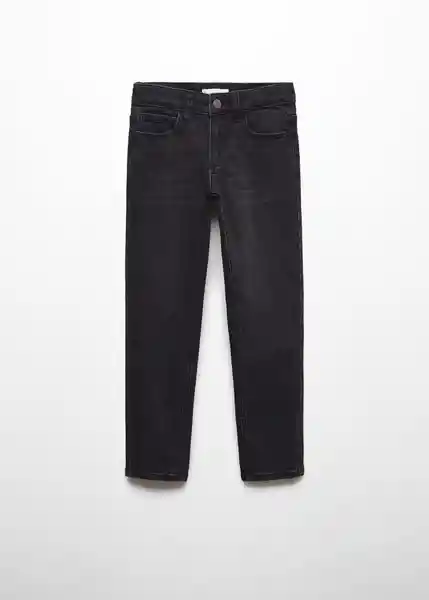 Jean Slim Tejano Niños Negro Talla 13 Mango