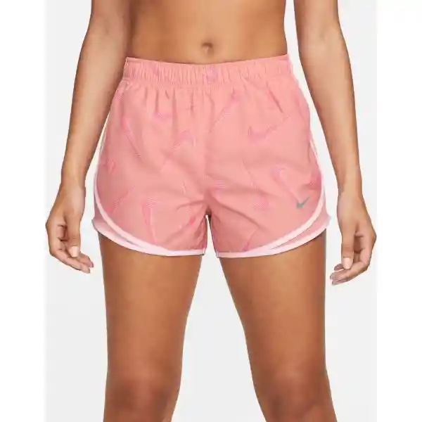 Nike Short Dri-Fit Tempo Swsh Aop Para Mujer Rosado Talla XS