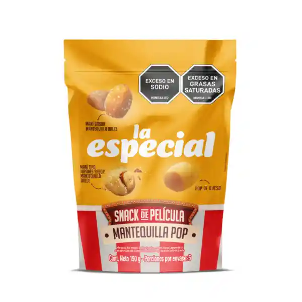 Pasabocas la Especial Mantequilla x 18 Doypack x 150 g